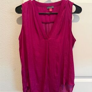 Vince Camuto Fuchsia Sleeveless Blouse